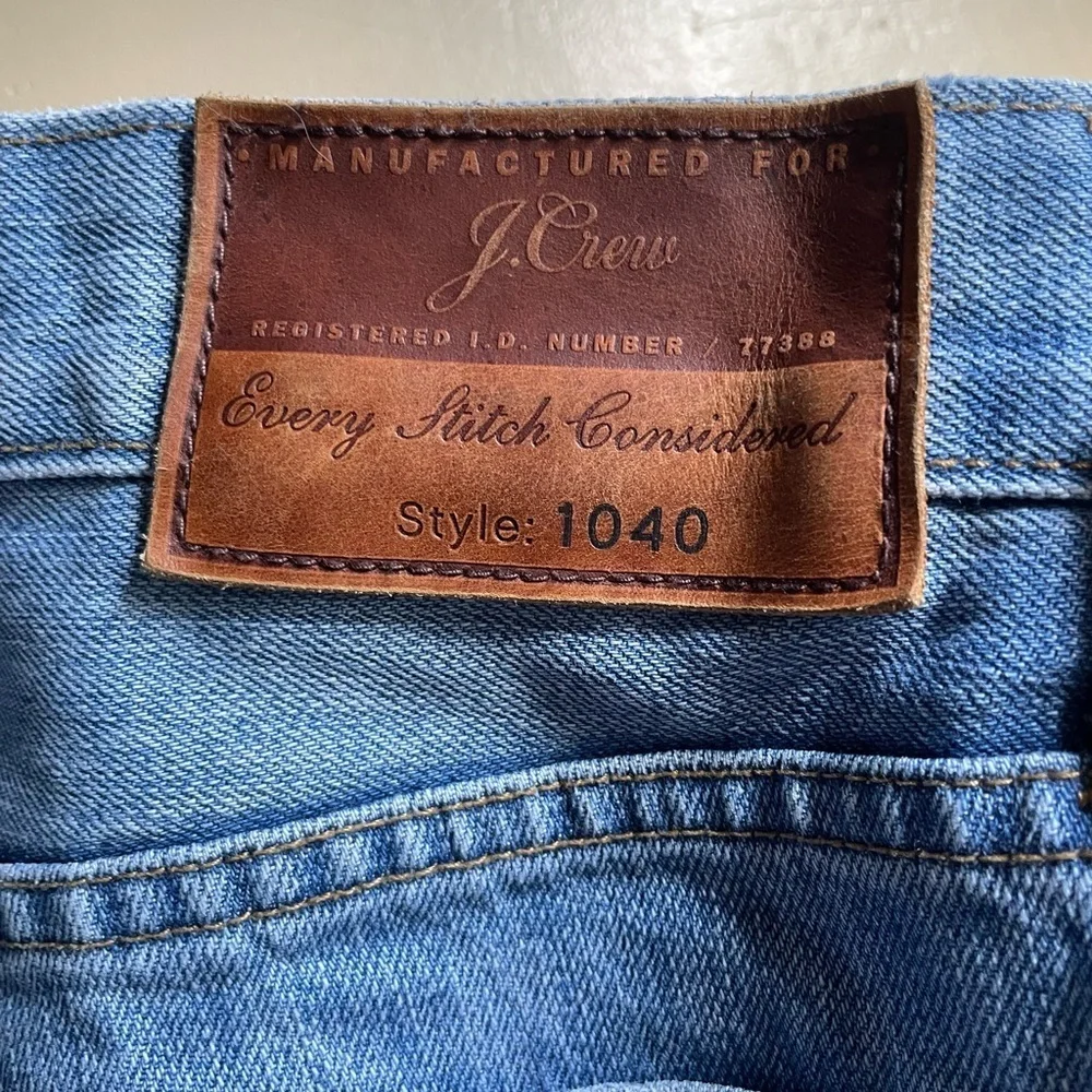 Men’s J. Crew every stitch counts Straight jeans size 34/34 excellent condition